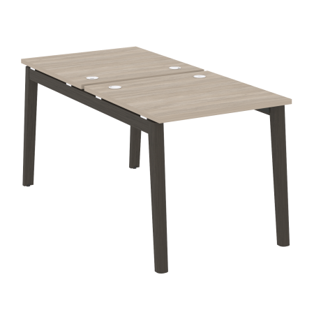 Рабочая станция на деревянных опорах Onix Wood OW.D.RS-2.0.8 780x1635x750 (Дуб Аттик/Дуб Темный)