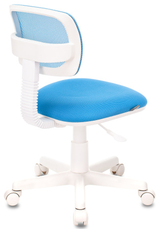 Кресло детское CH-W299 голубой TW-31 TW-55 крестов. пластик пластик белый (Голубой)