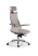 Кресло для руководителя Метта Samurai B2-11U - Infinity /Kc06/Wm06/U0mL-4c3/H2cL-3D(M06.B32.G11.W03) (Светло-бежевый)