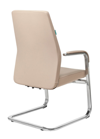 Кресло _JONS-LOW-V бежевый кожа низк.спин. полозья металл хром (Бежевый) Кресло _JONS-LOW-V бежевый кожа низк.спин. полозья металл хром (Бежевый)