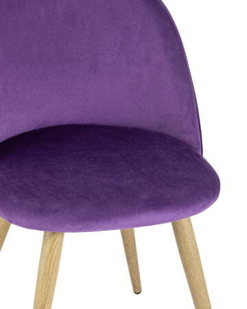 Стул Лион велюр с ромбами лиловый (Стул Лион NEW лиловый)