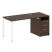Рабочая станция с опорной тумбой Metal System Style БП.РС-СТП-1.2 1612x720x750 (Дуб Наварра/Серый металл) Рабочая станция с опорной тумбой Metal System Style БП.РС-СТП-1.2 1612x720x750 (Дуб Наварра/Серый металл)