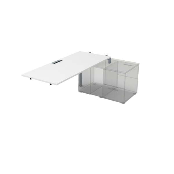 СТС.989 Стол системы БЕНЧ линейный три опоры, средний (1400x800x750) (Белый премиумСерый) СТС.989 Стол системы БЕНЧ линейный три опоры, средний (1400x800x750) (Белый премиумСерый)