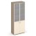 Шкаф высокий широкий ES.ST-1.2R (800х420х1977) (Латте/Капучино/Сатин матовый)