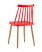Стул Морган пластиковый красный (Стул пластиковый Морган красный)