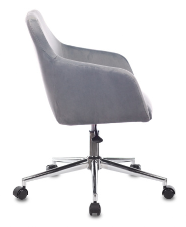 Кресло CH-380SL серая жемчужина Italia 26 крестов. металл хром (Серый) Кресло CH-380SL серая жемчужина Italia 26 крестов. металл хром (Серый)