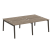 Рабочая станция на деревянных опорах Onix Wood OW.D.RS-4.2.8 2360x1635x750 (Тиквуд Темный/Дуб Темный) Рабочая станция на деревянных опорах Onix Wood OW.D.RS-4.2.8 2360x1635x750 (Тиквуд Темный/Дуб Темный)