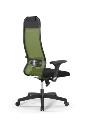 Кресло для руководителя Метта Sit 10 B1-111D - X2+UMF(X1) /Ub00/Wh00/D02P(M09.B02.G15.W01) (Зеленый | Черный) Кресло для руководителя Метта Sit 10 B1-111D - X2+UMF(X1) /Ub00/Wh00/D02P(M09.B02.G15.W01) (Зеленый | Черный)