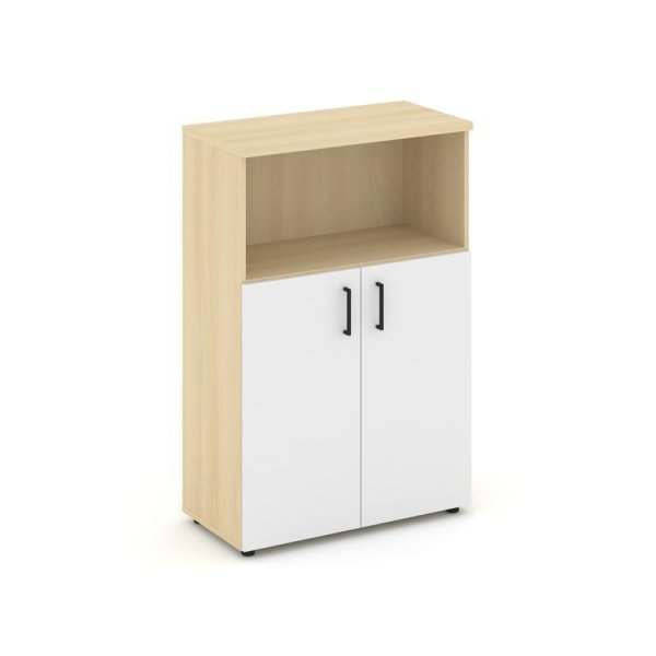 Шкаф средний широкий SN.STS.E-201 (796х400х1203) (Акация Лорка/Белый) Шкаф средний широкий SN.STS.E-201 (796х400х1203) (Акация Лорка/Белый)