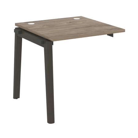 Наборный элемент рабочей станции на деревянных опорах Onix Wood OW.1.NRS-0.8 780x800x750 (Тиквуд Темный/Дуб Темный)