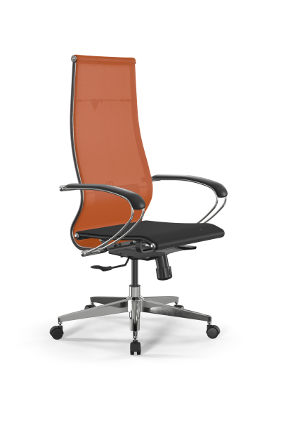 Кресло для руководителя Метта SynchroSit 10 B1-107K - T /Km00/Nb00/K1cL(M20.B22.G18.W02) (Черный | Оранжевый) Кресло для руководителя Метта SynchroSit 10 B1-107K - T /Km00/Nb00/K1cL(M20.B22.G18.W02) (Черный | Оранжевый)