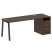 Рабочая станция Metal System Style БА.РС-СТП-1.4 2012x720x750 (Дуб Наварра/Серый металл) Рабочая станция Metal System Style БА.РС-СТП-1.4 2012x720x750 (Дуб Наварра/Серый металл)