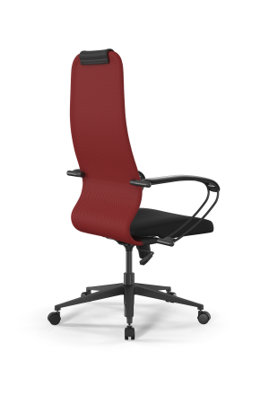 Кресло для руководителя Метта Sit 8 B1-10K - UMF(X1) /Uh02/Wh00/K1bL(M09.B11.G19.W02) (Красный | Черный)
