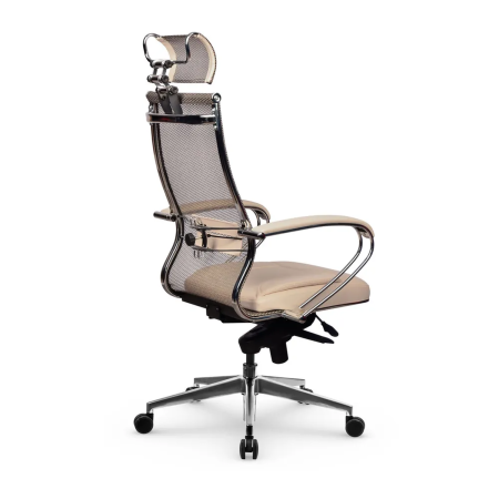 Кресло для руководителя Метта Samurai SL-2.051 MPES (Темно-бежевый | Светло-бежевый)