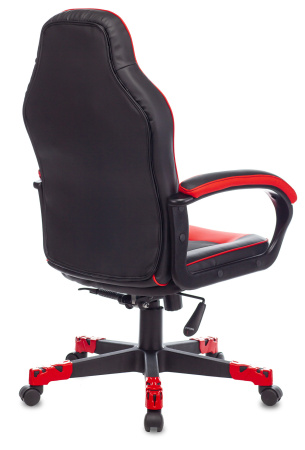 Кресло игровое Zombie GAME 17 черный/красный эко.кожа/ткань крестов. пластик (Черный | Красный)