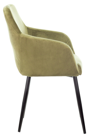 Кресло CH-380F фисташковый Italia 12 на ножках металл черный (Зеленый) Кресло CH-380F фисташковый Italia 12 на ножках металл черный (Зеленый)