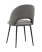 Стул Меган велюр тёмно-серый (Стул Меган темно-серый)