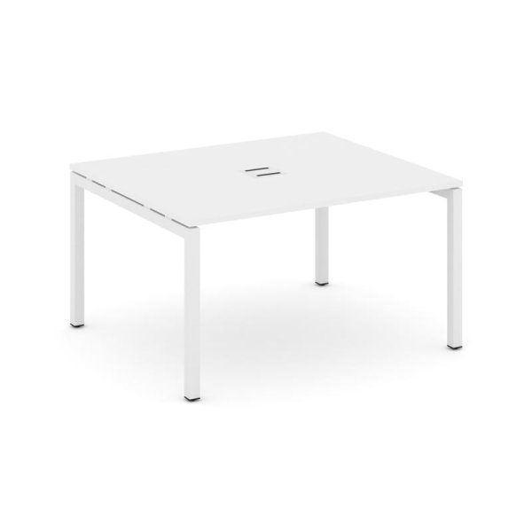 Стол переговорный SN-5P.SPRG-034 (1580х1180х750) (Белый/Металл Белый)