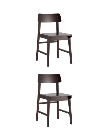 Стул ODEN WOOD эспрессо 2 шт, (Стул Oden Wood эспрессо)