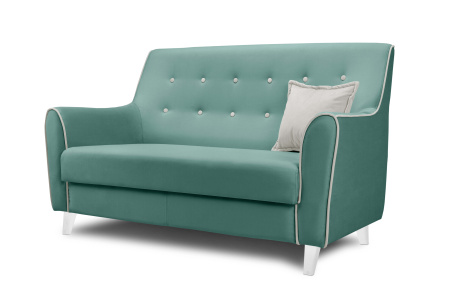 Диван 2-местный Muson (1500x810x920) Аквамарин (Аквамарин)