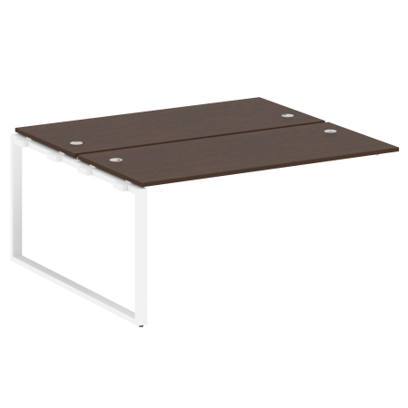 Проходной наборный элемент рабочей станции Metal System Style БО.ПРС-СП-2.4 1600x1475x750 (Венге Цаво/Белый металл)