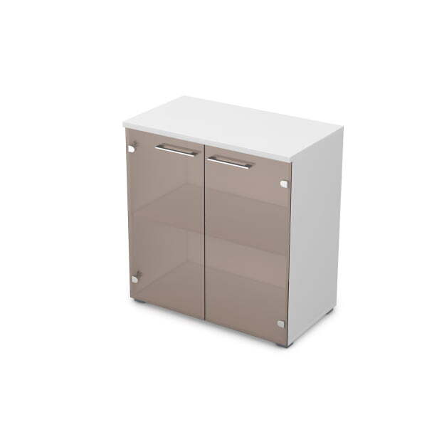 Шкаф низкий со стеклом Gloss line 9НШ.023.2 800x450x845 (Белый премиум) Шкаф низкий со стеклом Gloss line 9НШ.023.2 800x450x845 (Белый премиум)