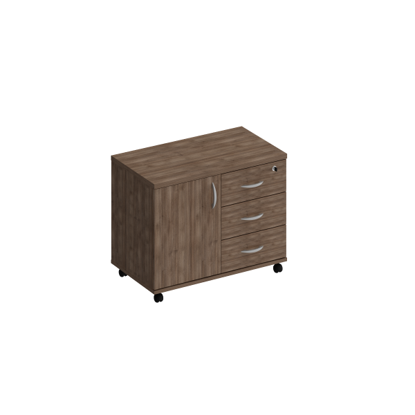 Тумба сервисная с ящиками Комфорт КФ К.306 796x450x620 (Дуб шамони темный) Тумба сервисная с ящиками Комфорт КФ К.306 796x450x620 (Дуб шамони темный)