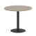 Стол круглый VR.SP-5-90.1 900x900x750 (Серый/Белый Металл)
