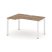 Стол рабочий эргономичный SN-5P.SPA-022(L) (1580х800/980х750) (Тиквуд Светлый/Металл Антрацит) Стол рабочий эргономичный SN-5P.SPA-022(L) (1580х800/980х750) (Тиквуд Светлый/Металл Антрацит)