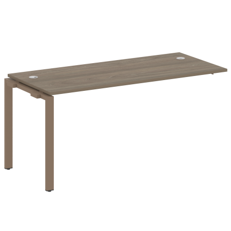 Проходной наборный элемент рабочей станции Metal System Style БП.ПРС-СП-1.4 1600x720x750 (Вяз/Мокко металл)