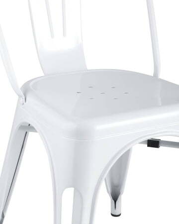 Стул TOLIX белый глянцевый (Стул Tolix белый глянцевый)