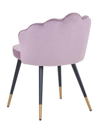 Стул Камилла велюр пепельно-розовый (Стул Камилла пыльно розовый)