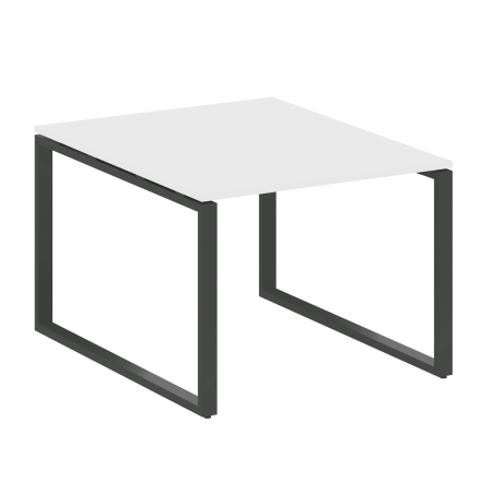 Переговорный стол 1 столешница Metal System Style БО.ПРГ-1.1 1000x1235x750 (Белый/Антрацит металл)