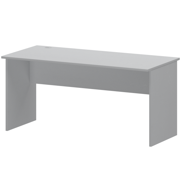 Стол с кабель каналом слева Арго А-004.К.ЛВ 1600x730x760 (Серый)