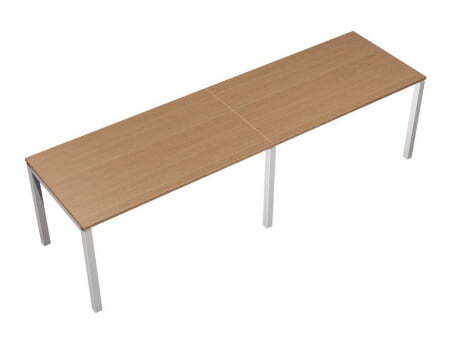 Рабочая станция Profiquadro КВ 0106-2 БВ 3200x800x750 (Белый премиум / Вишня скандинавскаяСерый)