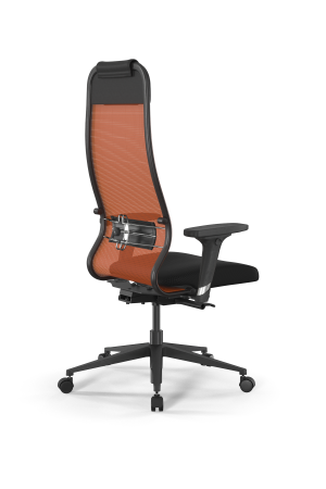 Кресло для руководителя Метта SynchroSit 10 B1-111D - X2+UMF(X1) /Ub00/Wh00/D02P(M24.B11.G19.W02) (Черный | Оранжевый) Кресло для руководителя Метта SynchroSit 10 B1-111D - X2+UMF(X1) /Ub00/Wh00/D02P(M24.B11.G19.W02) (Черный | Оранжевый)