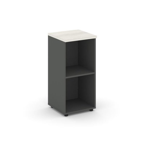 Стеллаж низкий узкий SN.STU-300 (400х400х833) (Антрацит/Дуб Наварра) Стеллаж низкий узкий SN.STU-300 (400х400х833) (Антрацит/Дуб Наварра)