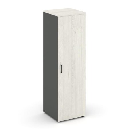 Гардероб узкий глубокий SN.GB-002 (600х600х1982) (Антрацит/Дуб Наварра)