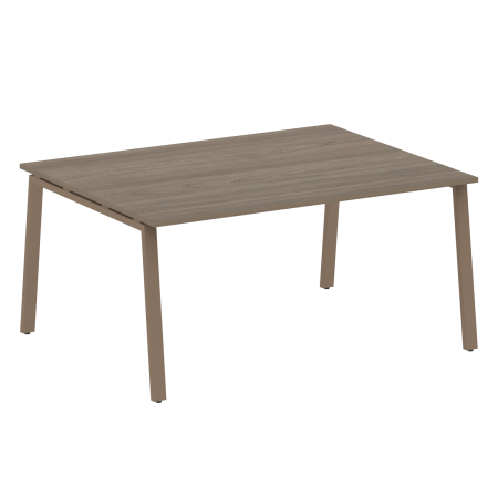 Стол для переговоров (1 столешница) на А-образном м/к Metal System Style БА.ПРГ-1.4 1600x1235x750 (Вяз/Мокко металл)