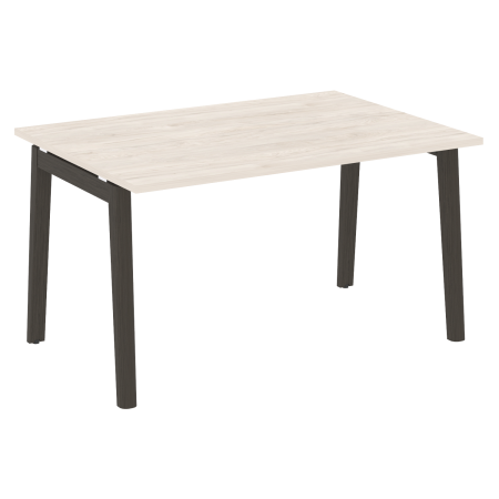 Стол переговорный на деревянных опорах Onix Wood OW.PRG-1.3 1380x980x750 (Денвер Светлый/Дуб Темный)