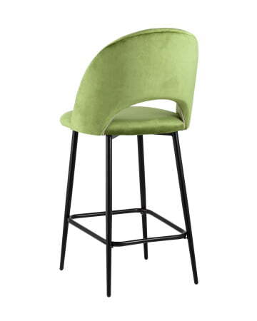 Стул полубарный Меган велюр травяной (Стул полубарный Меган травяной)