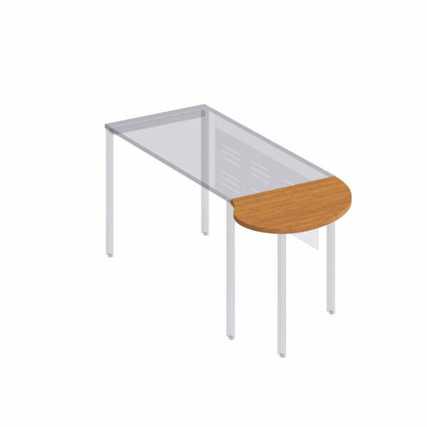 Брифинг-приставка без опоры Формула МП ФР 437 790x540x22 (Вяз светлый)