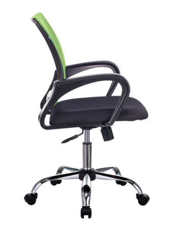 Кресло CH-695NSL салатовый TW-03A сиденье черный TW-11 сетка/ткань крестов. металл хром (Зеленый) Кресло CH-695NSL салатовый TW-03A сиденье черный TW-11 сетка/ткань крестов. металл хром (Зеленый)