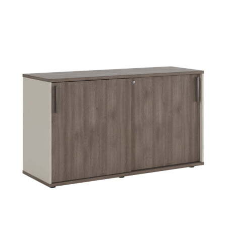 Тумба с раздвижными фасадами New Line NLN36334631 1466x510x750 (Дуб шамони темный)