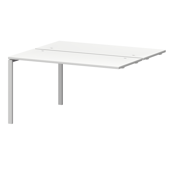 Модуль двойной универсальный на металлокаркасе Смарт СМС2-П-10К.120Э.Пр25 1000x1236x750 (Белый/Белый)