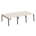 Рабочая станция на деревянных опорах Onix Wood OW.D.RS-6.1.8 2940x1635x750 (Тиквуд Темный/Дуб Темный) Рабочая станция на деревянных опорах Onix Wood OW.D.RS-6.1.8 2940x1635x750 (Тиквуд Темный/Дуб Темный)