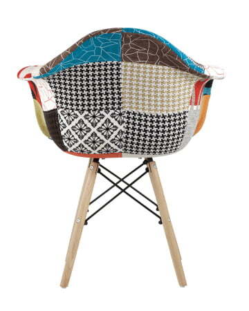 Кресло DSW пэчворк (Стул-кресло DSW многоцветный)