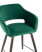 Стул полубарный Саймон велюр тёмно-зелёный (Стул полубарный Саймон темно-зеленый)