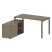 Рабочая станция с опорной тумбой левая Metal System Style БП.РС-СТС-2.3 Л 1500x1520x750 (Дуб Наварра/Серый металл) Рабочая станция с опорной тумбой левая Metal System Style БП.РС-СТС-2.3 Л 1500x1520x750 (Дуб Наварра/Серый металл)