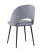 Стул Меган велюр серый (Стул Меган серый)